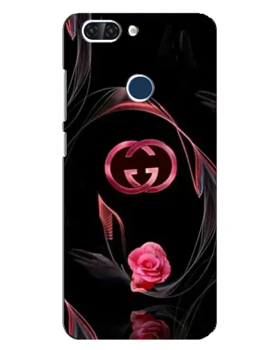 Чехол для ZTE Blade V9 с картинкой «Gucci — неоновая роза»