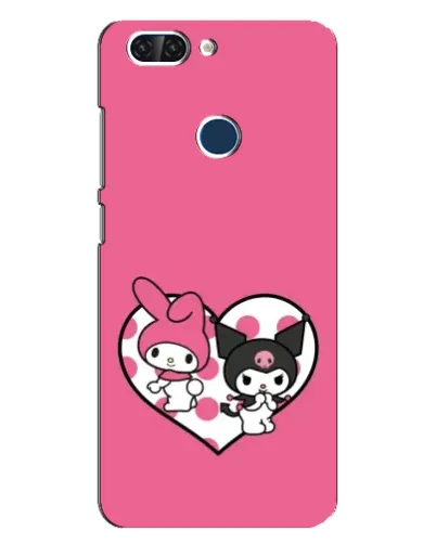Чехол для ZTE Blade V9 с картинкой «Kuromi и My Melody»