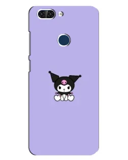 Чехол для ZTE Blade V9 с картинкой «Kuromi — фиолетовый минимализм»