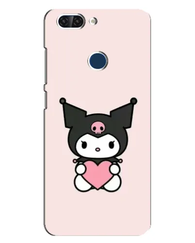 Чехол для ZTE Blade V9 с картинкой «Kuromi и сердце»