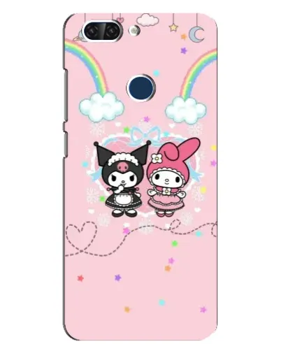Чехол для ZTE Blade V9 с картинкой «My Melody и Kuromi»
