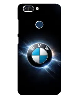 Чохол для ZTE Blade V9 з картинкою «BMW — неонове сяйво»