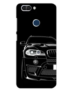 Чохол для ZTE Blade V9 з картинкою «Темний силует BMW»