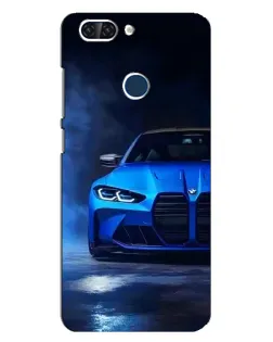 Чохол для ZTE Blade V9 з картинкою «Блакитна BMW M4»