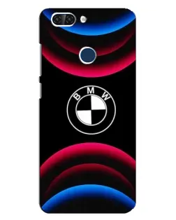 Чохол для ZTE Blade V9 з картинкою «Логотип BMW та неонові дуги»