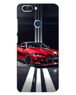 Чохол для ZTE Blade V9 з картинкою «Червона BMW на дорозі»