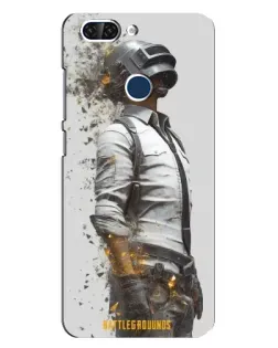 Чохол для ZTE Blade V9 з картинкою «PUBG — боєць у пилу»