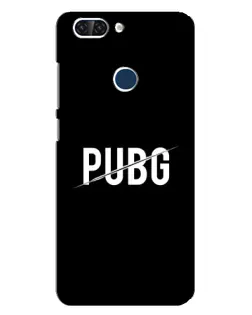 Чохол для ZTE Blade V9 з картинкою «PUBG — білий логотип»