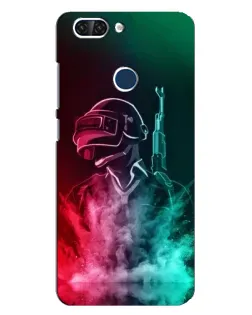 Чохол для ZTE Blade V9 з картинкою «PUBG — вогняний воїн»