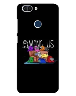 Чохол для ZTE Blade V9 з картинкою «Логотип Among Us»