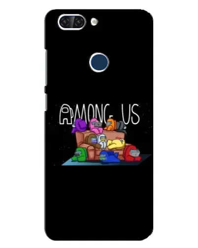 Чохол для ZTE Blade V9 з картинкою «Логотип Among Us»
