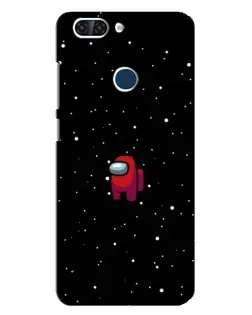 Чохол для ZTE Blade V9 з картинкою «Червоний Among Us»