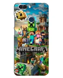 Чохол для ZTE Blade V9 з картинкою «Замок Minecraft»