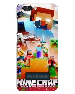 Чохол для ZTE Blade V9 з картинкою «Minecraft герої гри»