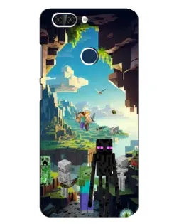 Чохол для ZTE Blade V9 з картинкою «Ендермен у лісі»