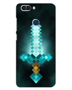 Чохол для ZTE Blade V9 з картинкою «Алмазний меч неон»