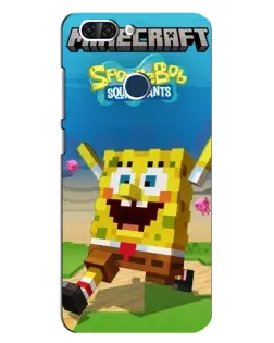 Чехол для ZTE Blade V9 с картинкой «Губка Боб Minecraft» Чехол для ZTE Blade V9 с картинкой «Губка Боб Minecraft»