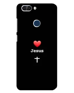 Чехол для ZTE Blade V9 с картинкой «Сердце - Jesus» Чехол для ZTE Blade V9 с картинкой «Сердце - Jesus»