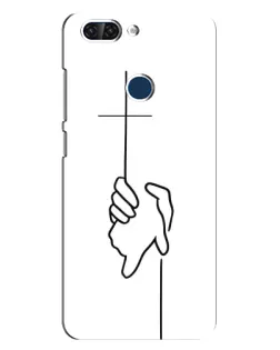 Чехол для ZTE Blade V9 с картинкой «Рука держит» Чехол для ZTE Blade V9 с картинкой «Рука держит»