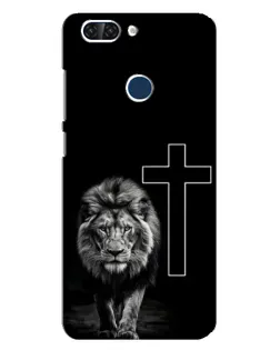 Чехол для ZTE Blade V9 с картинкой «Лев и Крест» Чехол для ZTE Blade V9 с картинкой «Лев и Крест»