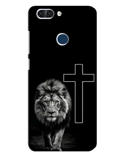 Чехол для ZTE Blade V9 с картинкой «Лев и Крест»