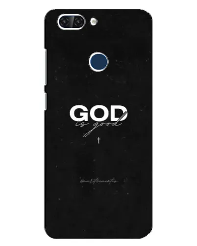 Чехол для ZTE Blade V9 с картинкой «GOD — Бог над всем»