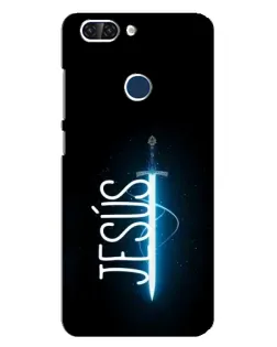 Чехол для ZTE Blade V9 с картинкой «Меч Духа Jesus»