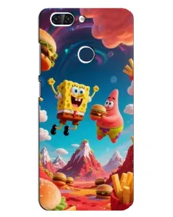Чохол для ZTE Blade V9 з картинкою «Космічний фастфуд»