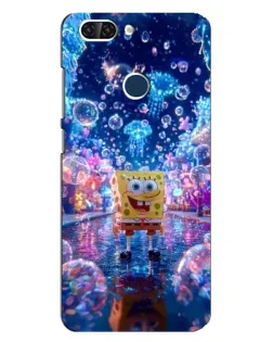 Чехол для ZTE Blade V9 с картинкой «Неоновый океан»