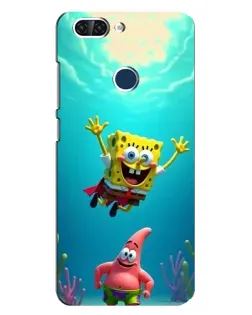 Чохол для ZTE Blade V9 з картинкою «Спанч Боб під водою»