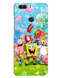 Чохол для ZTE Blade V9 з картинкою «Губка Боб та друзі»