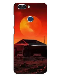 Чохол для ZTE Blade V9 з картинкою «Cybertruck на Марсі»