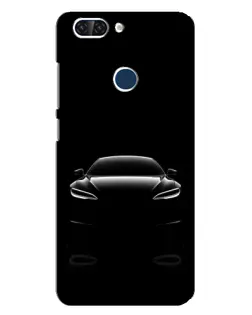 Чохол для ZTE Blade V9 з картинкою «Силует Tesla Night»