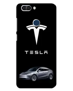 Чохол для ZTE Blade V9 з картинкою «Tesla Model Y»