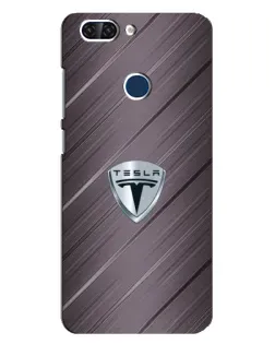 Чохол для ZTE Blade V9 з картинкою «Металева текстура Tesla»
