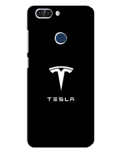 Чохол для ZTE Blade V9 з картинкою «Tesla White Logo»