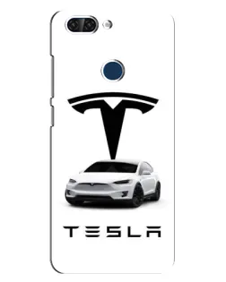 Чохол для ZTE Blade V9 з картинкою «Tesla White Style»