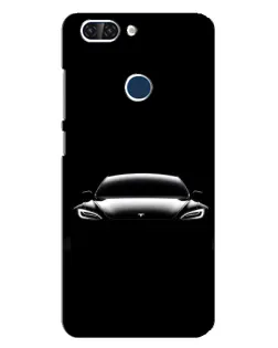 Чохол для ZTE Blade V9 з картинкою «Фари Tesla Night»