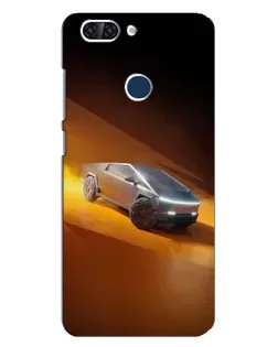 Чохол для ZTE Blade V9 з картинкою «Cybertruck у пустелі»