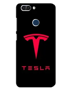 Чохол для ZTE Blade V9 з картинкою «Tesla Red Logo»