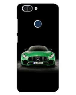 Чохол для ZTE Blade V9 з картинкою «Mercedes — неоновий лого»
