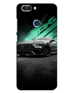 Чохол для ZTE Blade V9 з картинкою «Темний Mercedes AMG»