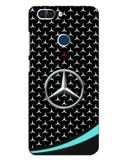 Чохол для ZTE Blade V9 з картинкою «Mercedes — бірюзовий акцент»