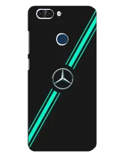 Чохол для ZTE Blade V9 з картинкою «Спортивні лінії Mercedes»
