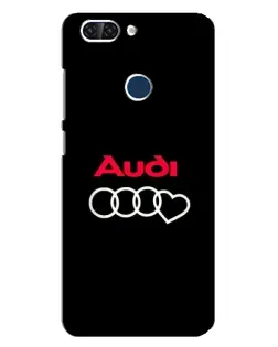 Чохол для ZTE Blade V9 з картинкою «Логотип Audi Heart»