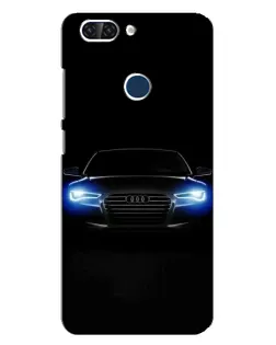 Чохол для ZTE Blade V9 з картинкою «Audi в неоні»