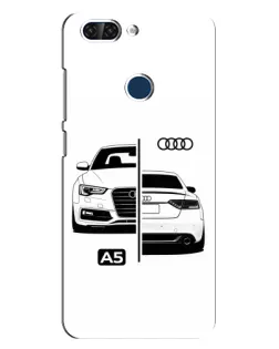 Чохол для ZTE Blade V9 з картинкою «Audi — контрастний дизайн»
