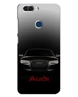 Чохол для ZTE Blade V9 з картинкою «Audi — градієнтний контур»
