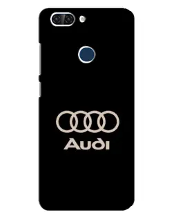 Чохол для ZTE Blade V9 з картинкою «Audi — золотий логотип»