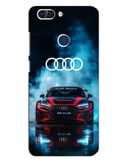 Чохол для ZTE Blade V9 з картинкою «Audi Sport — неон»